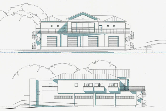 Elevations A & B