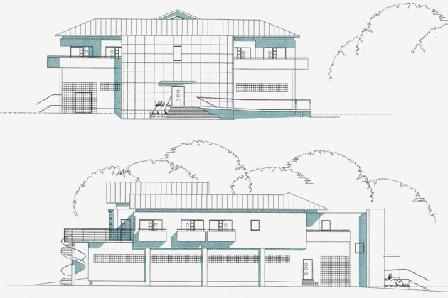 Elevations C & D